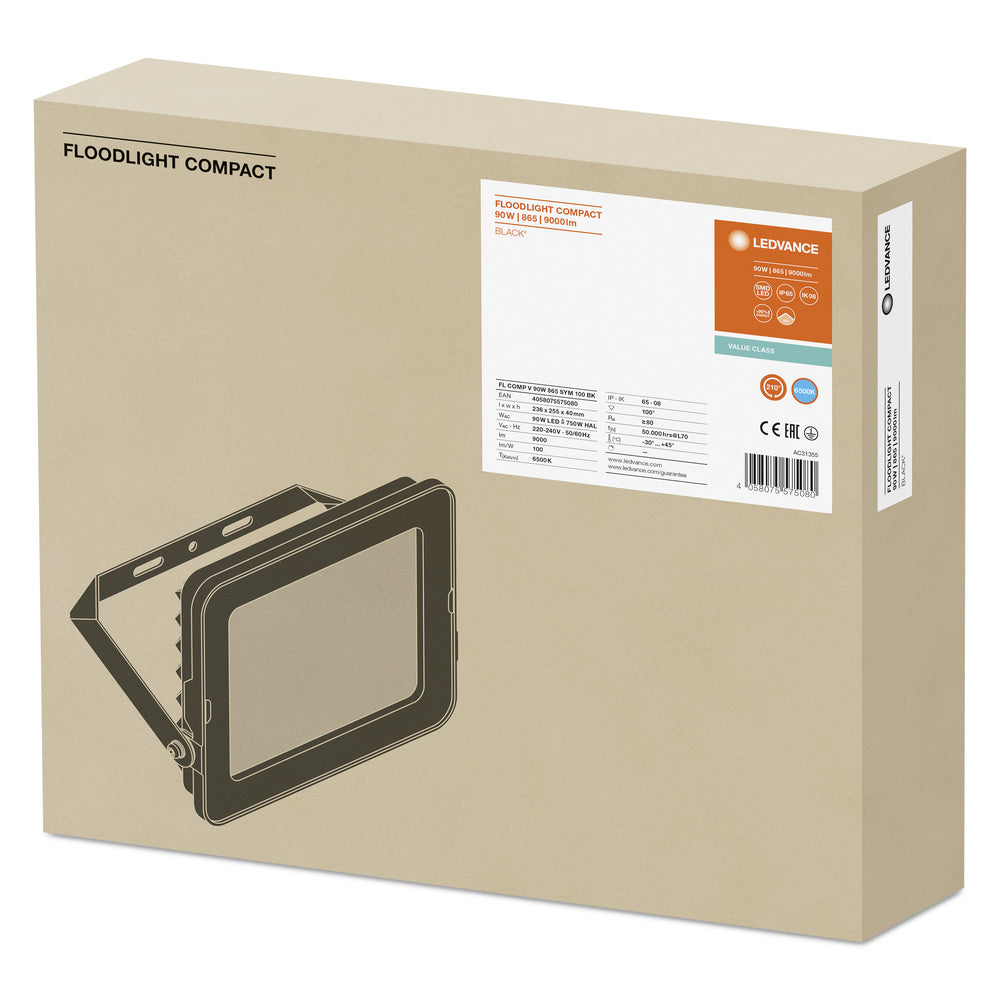LED reflektor 90W IP65 6500K 100° – vonkajšie LED svietidlo LEDVANCE