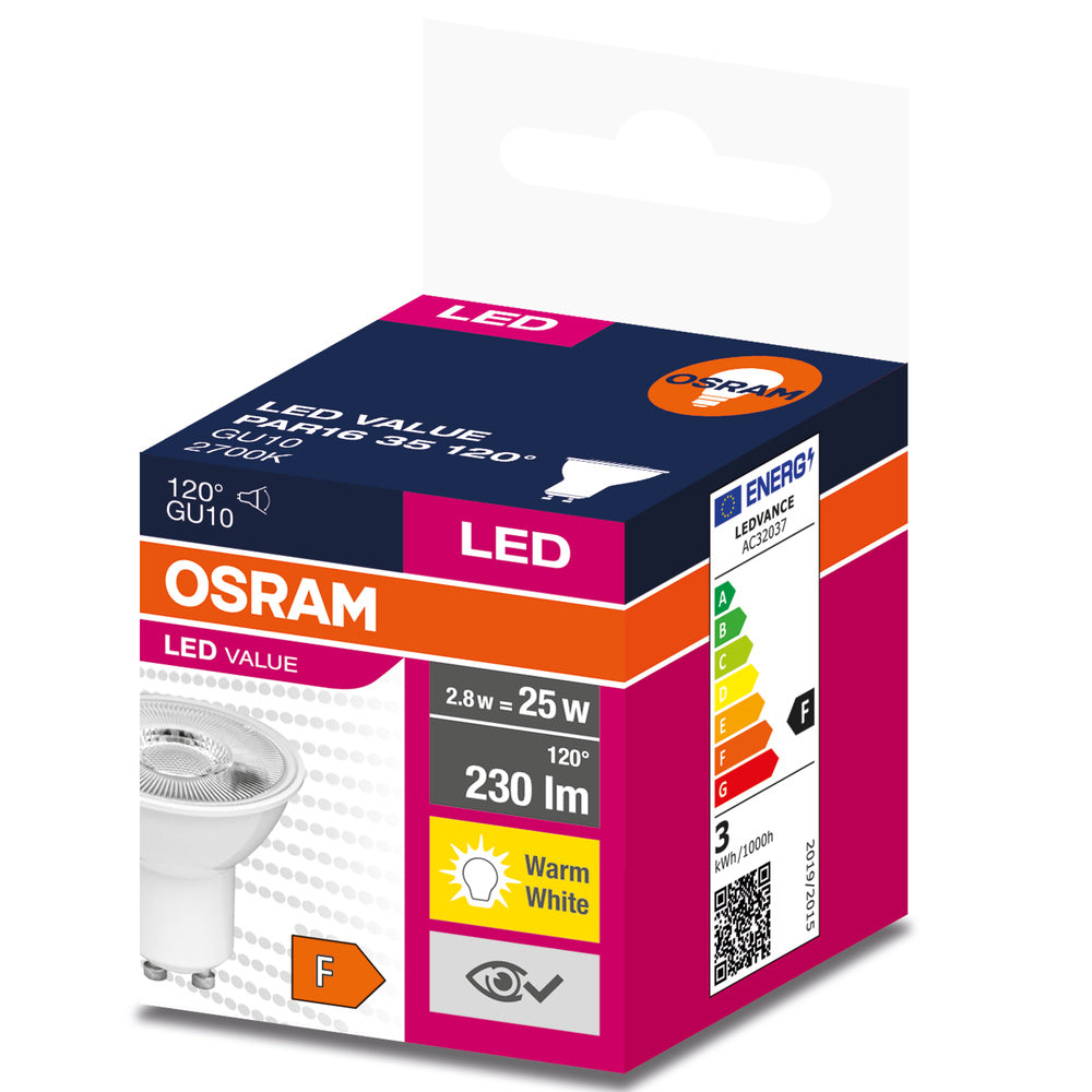 LED downlight 2.8W IP20 2700K 120° – zápustné LED svietidlo OSRAM