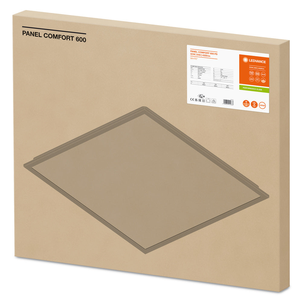 LED panel 33W IP40 4000K 110° – LED stropný panel LEDVANCE