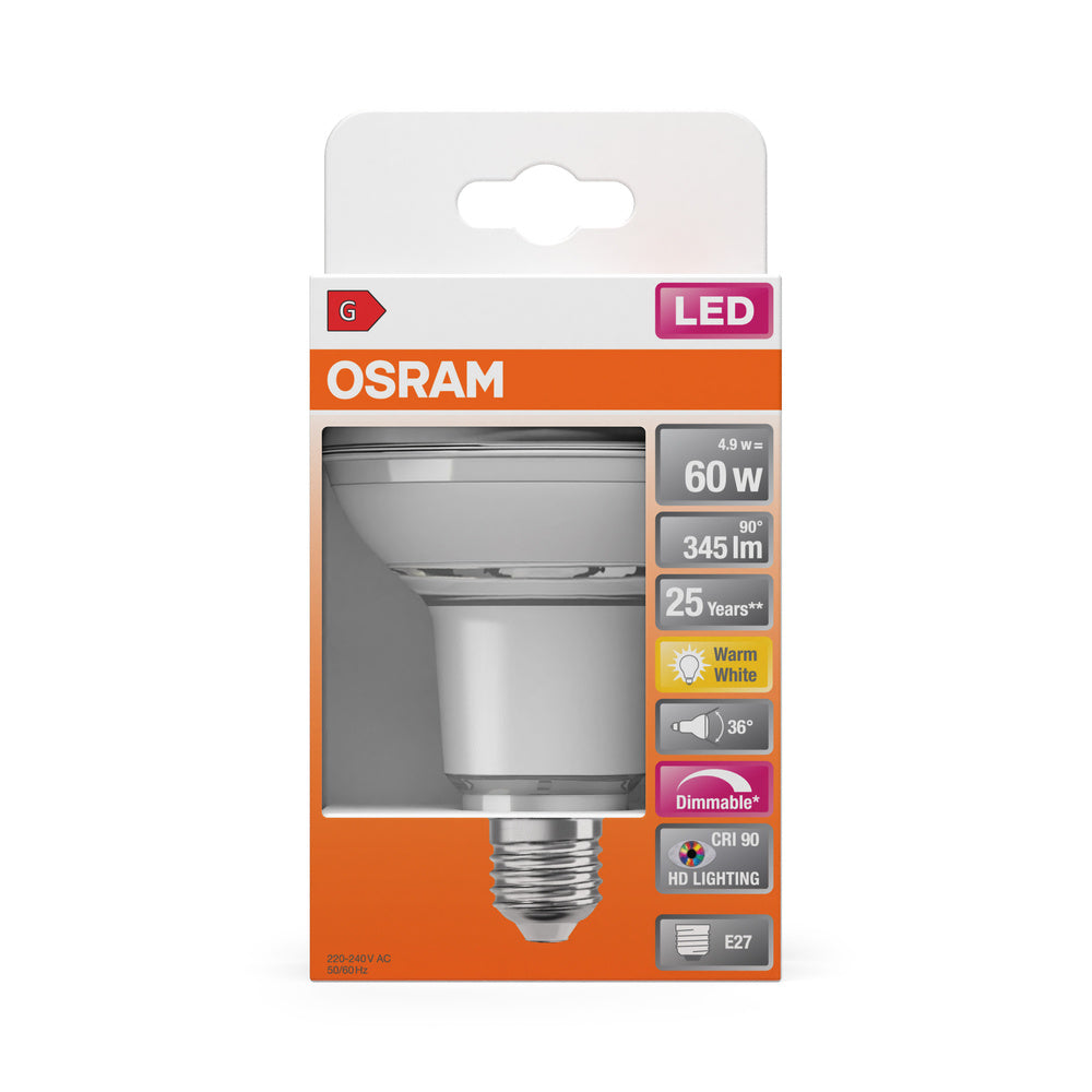 LED stropné svietidlo 4.9W IP20 2700K 36° – stropné LED svietidlo OSRAM