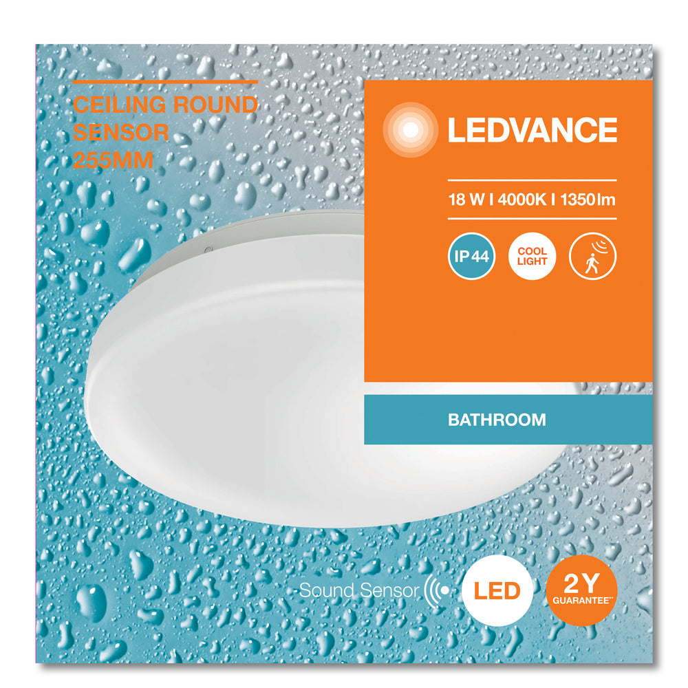LED stropné svietidlo 18W IP44 4000K 120° – stropné LED svietidlo LEDVANCE