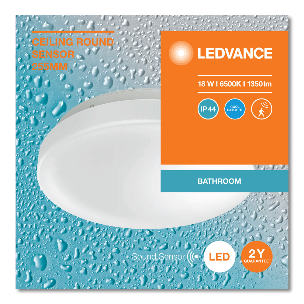 LED stropné svietidlo 18W IP44 6500K 120° – stropné LED svietidlo LEDVANCE