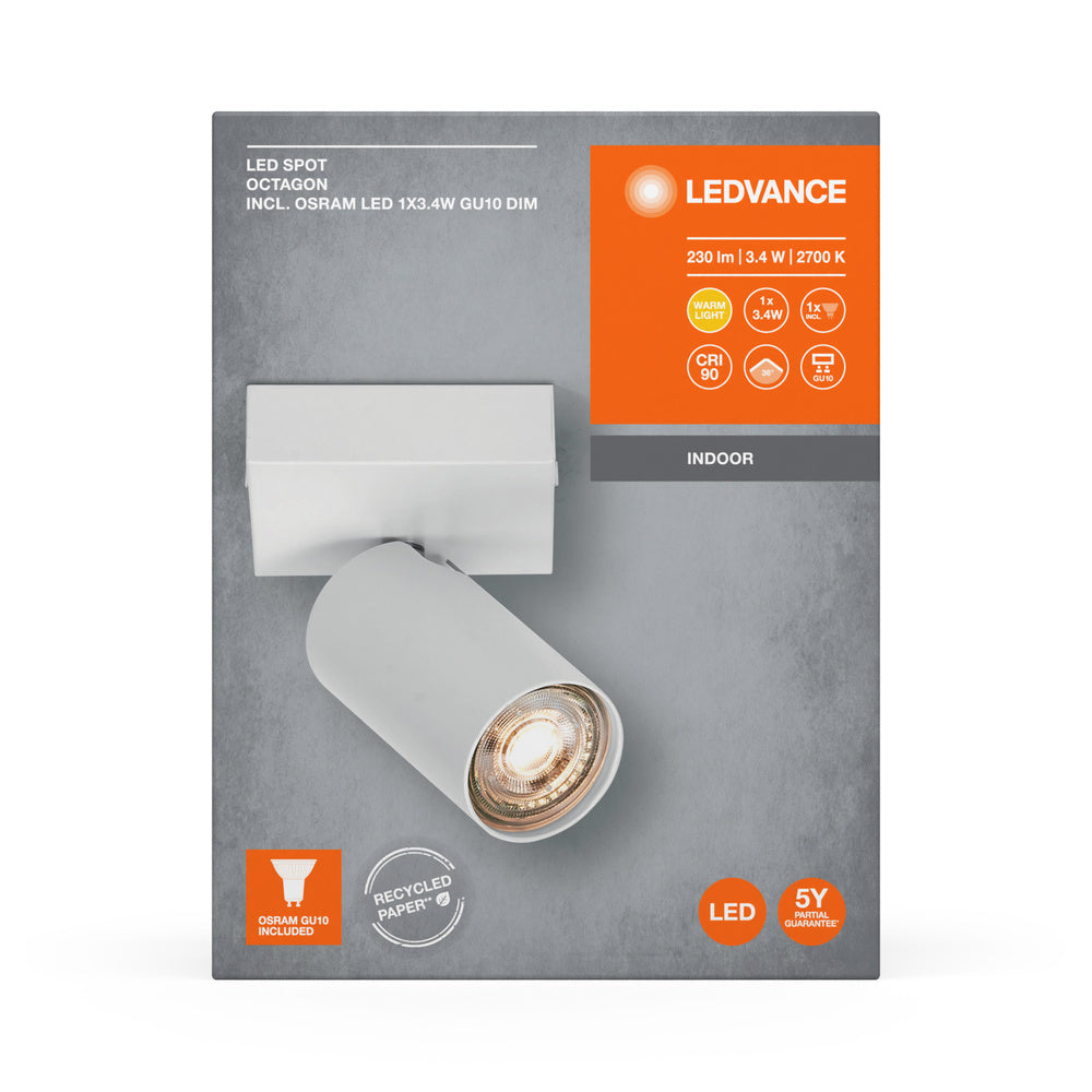 LED stropné svietidlo 3.40W IP20 2700K 36° – stropné LED svietidlo LEDVANCE