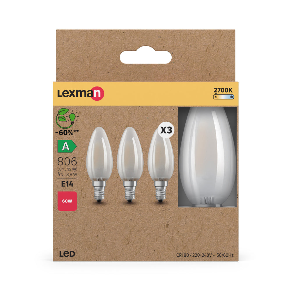 LED stropné svietidlo 3.8W IP20 2700K 330° – stropné LED svietidlo LEXMAN