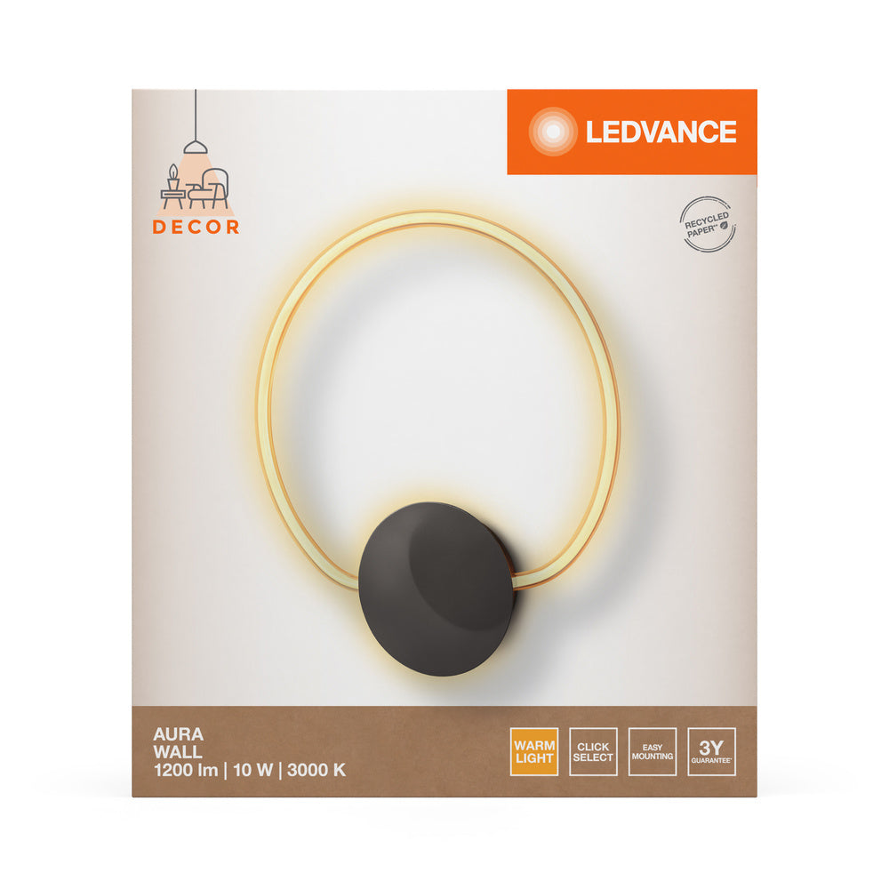 LED nástenné svietidlo 10W IP20 3000K 360° – nástenné LED svietidlo LEDVANCE