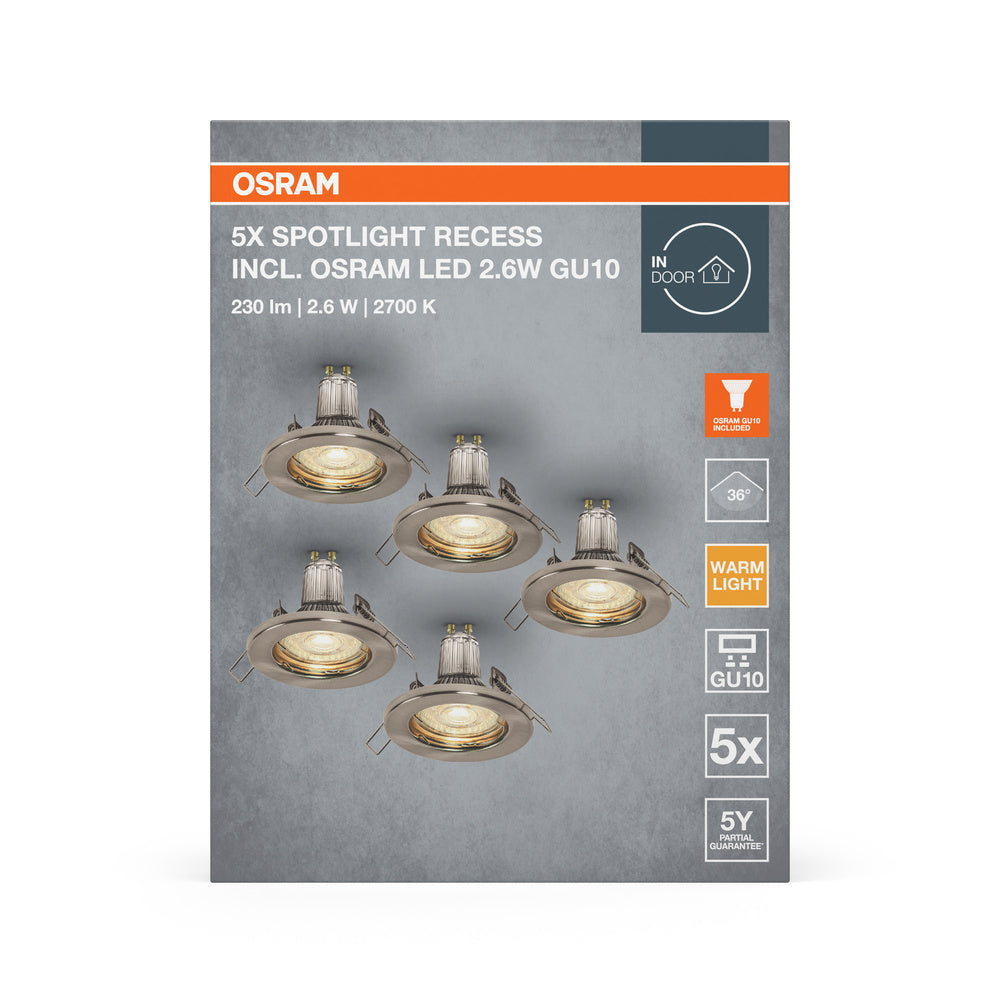 LED downlight 2.60W IP20 2700K 36° – zápustné LED svietidlo OSRAM