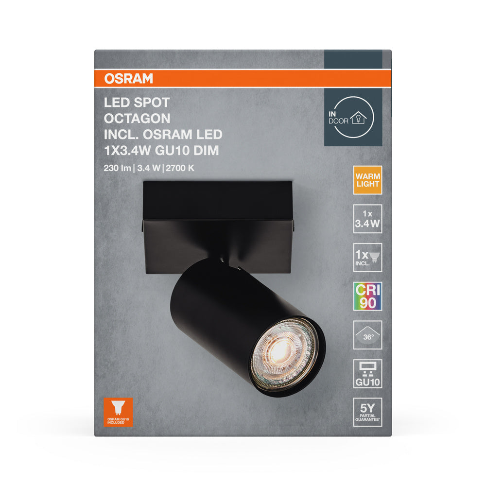 LED stropné svietidlo 3.40W IP20 2700K 36° – stropné LED svietidlo OSRAM