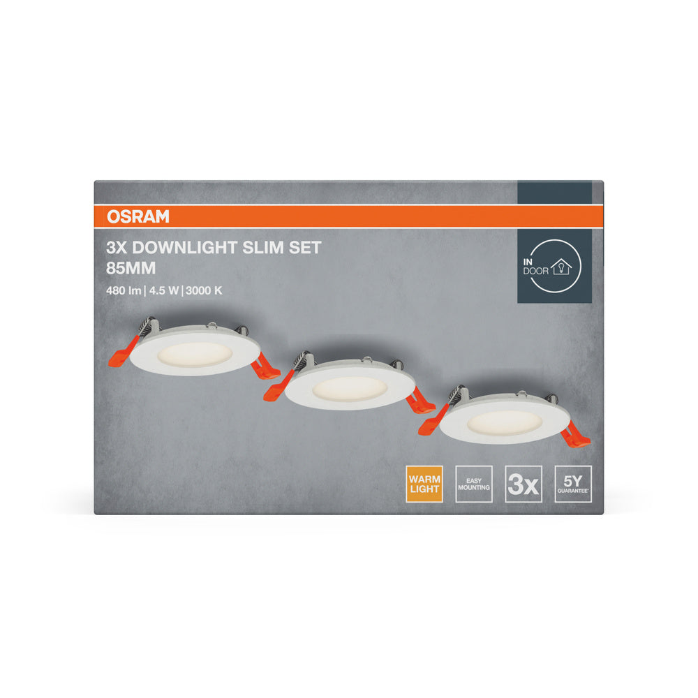 LED downlight 4.50W IP20 3000K 110° – zápustné LED svietidlo OSRAM