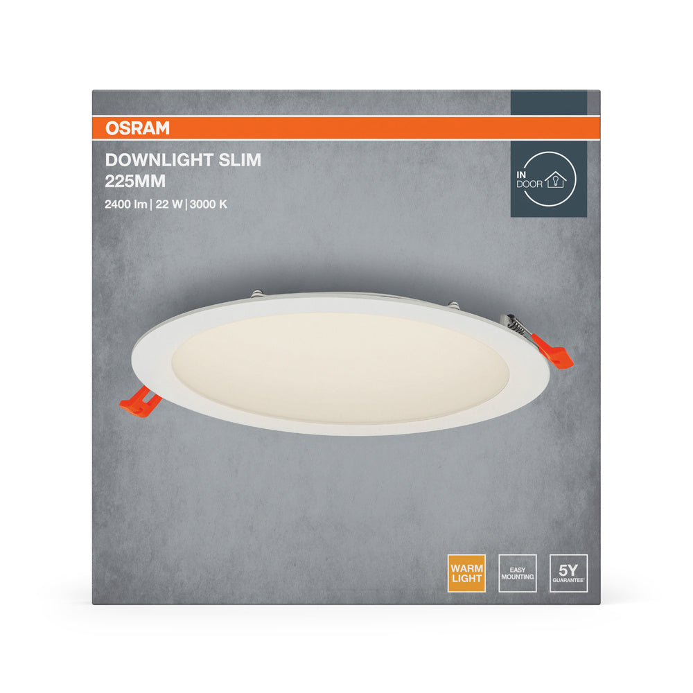 LED downlight 22W IP20 3000K 110° – zápustné LED svietidlo OSRAM