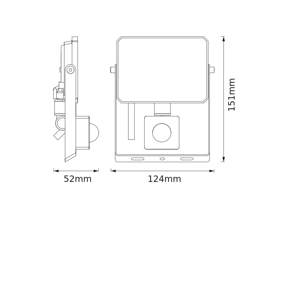 LED reflektor 20W IP65 3000K 105° – vonkajšie LED svietidlo BELLALUX