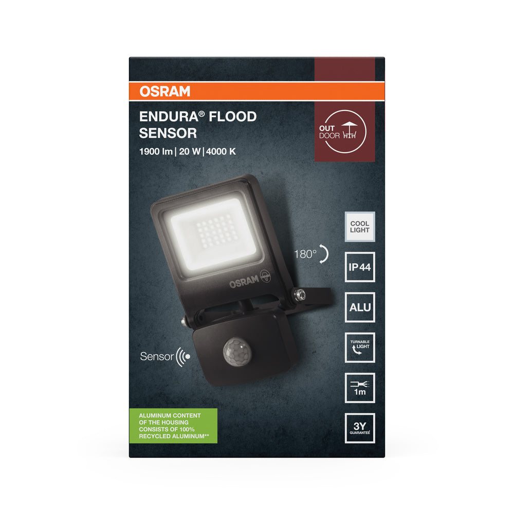 LED reflektor 20W IP44 4000K 110° – vonkajšie LED svietidlo OSRAM