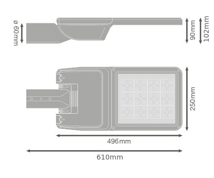 LED pouličné osvetlenie 70W IP66 4000K 60° – pouličné LED svietidlo LEDVANCE