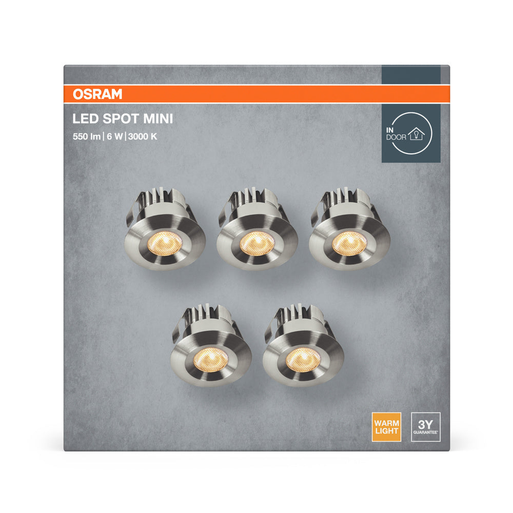 LED stropné svietidlo 6W IP44 3000K 20° – stropné LED svietidlo OSRAM