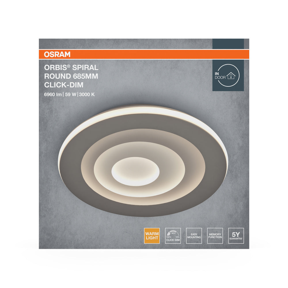 LED stropné svietidlo 59W IP20 3000K – stropné LED svietidlo OSRAM