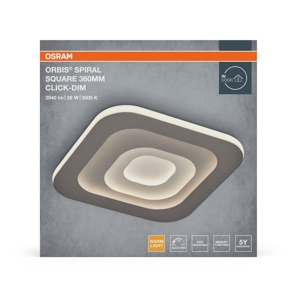 LED stropné svietidlo 26W IP20 3000K – stropné LED svietidlo OSRAM