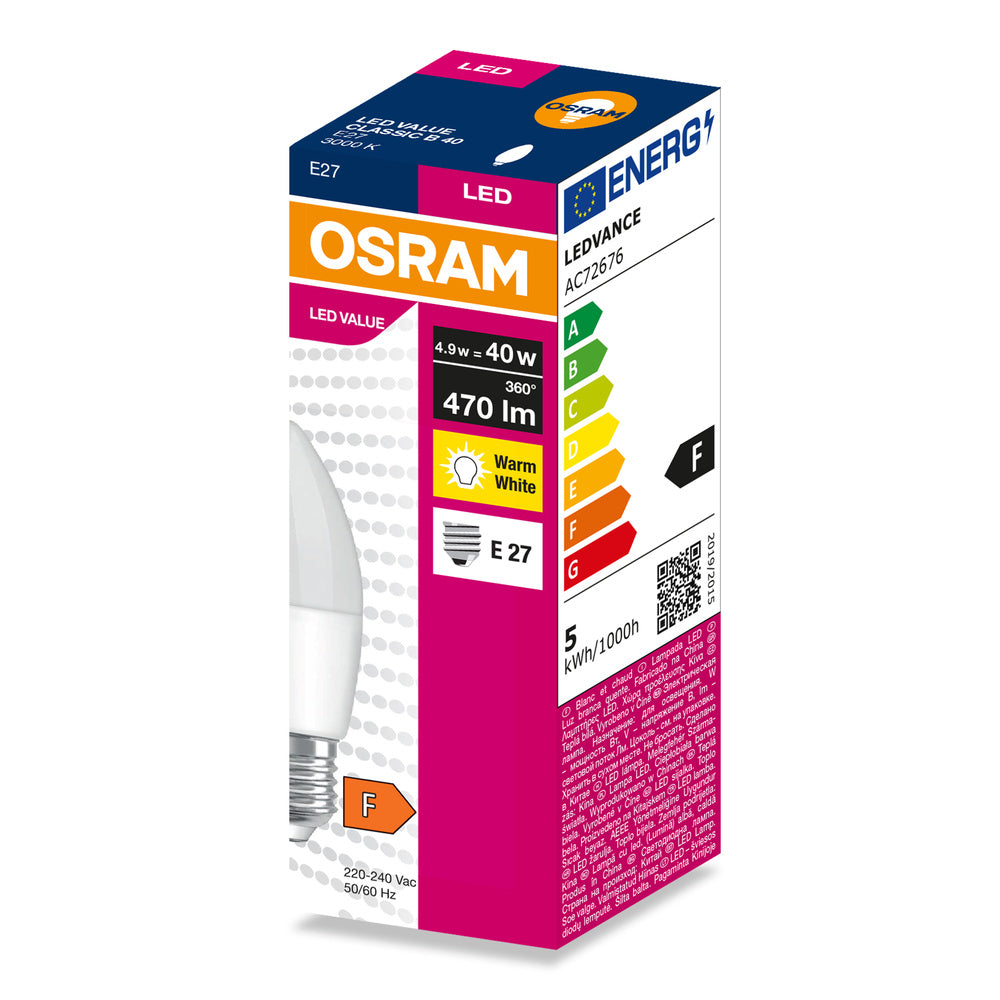 LED stropné svietidlo 4.9W IP20 3000K 220° – stropné LED svietidlo OSRAM