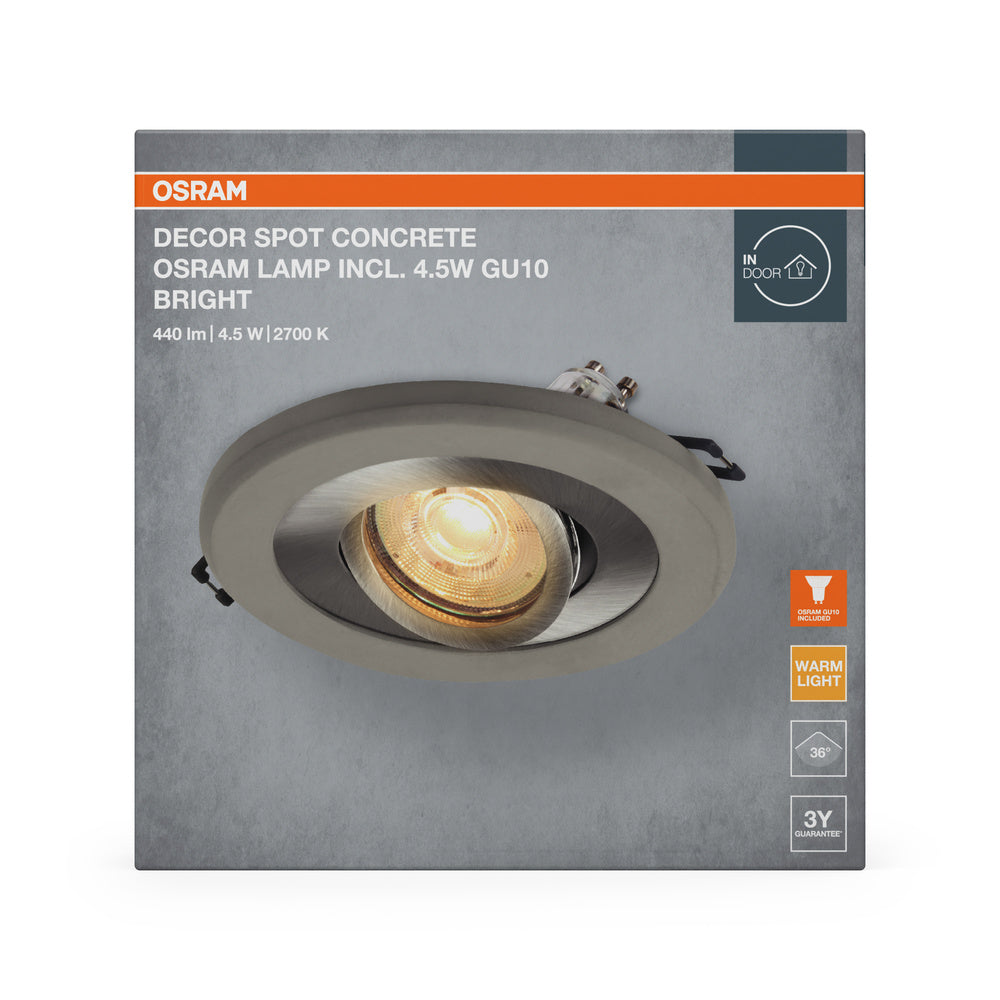 LED downlight 4.50W IP20 2700K 36° – zápustné LED svietidlo OSRAM