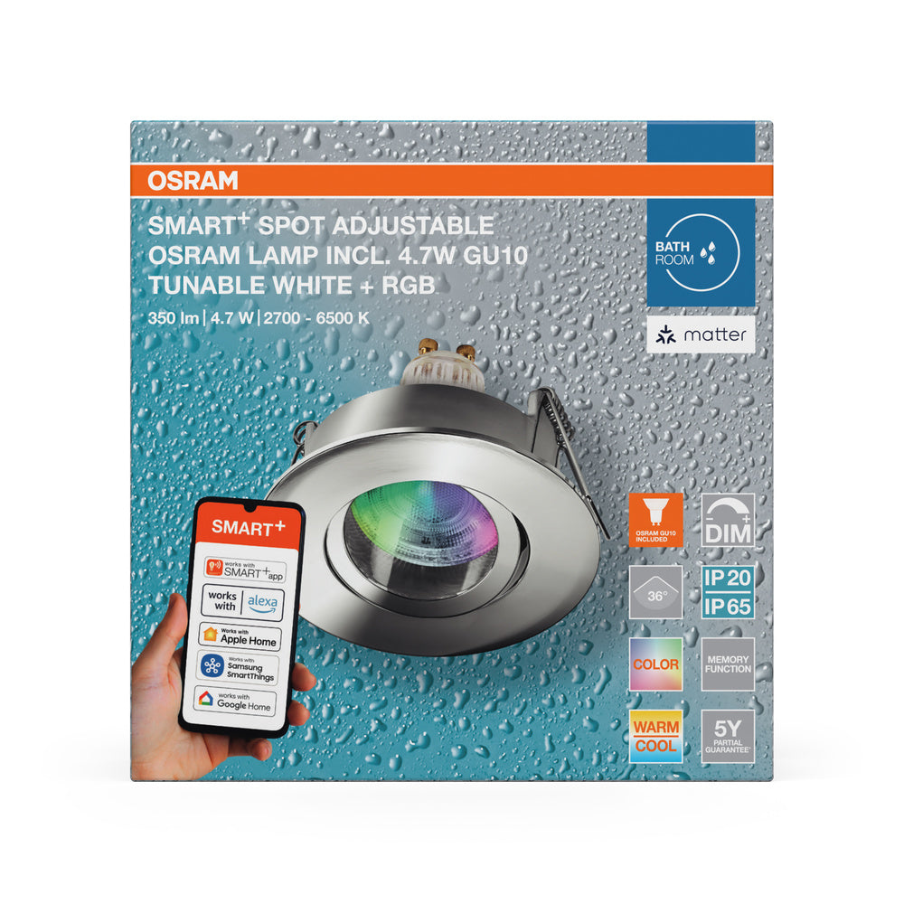 LED downlight 4.70W IP65 6500K 36° – zápustné LED svietidlo OSRAM