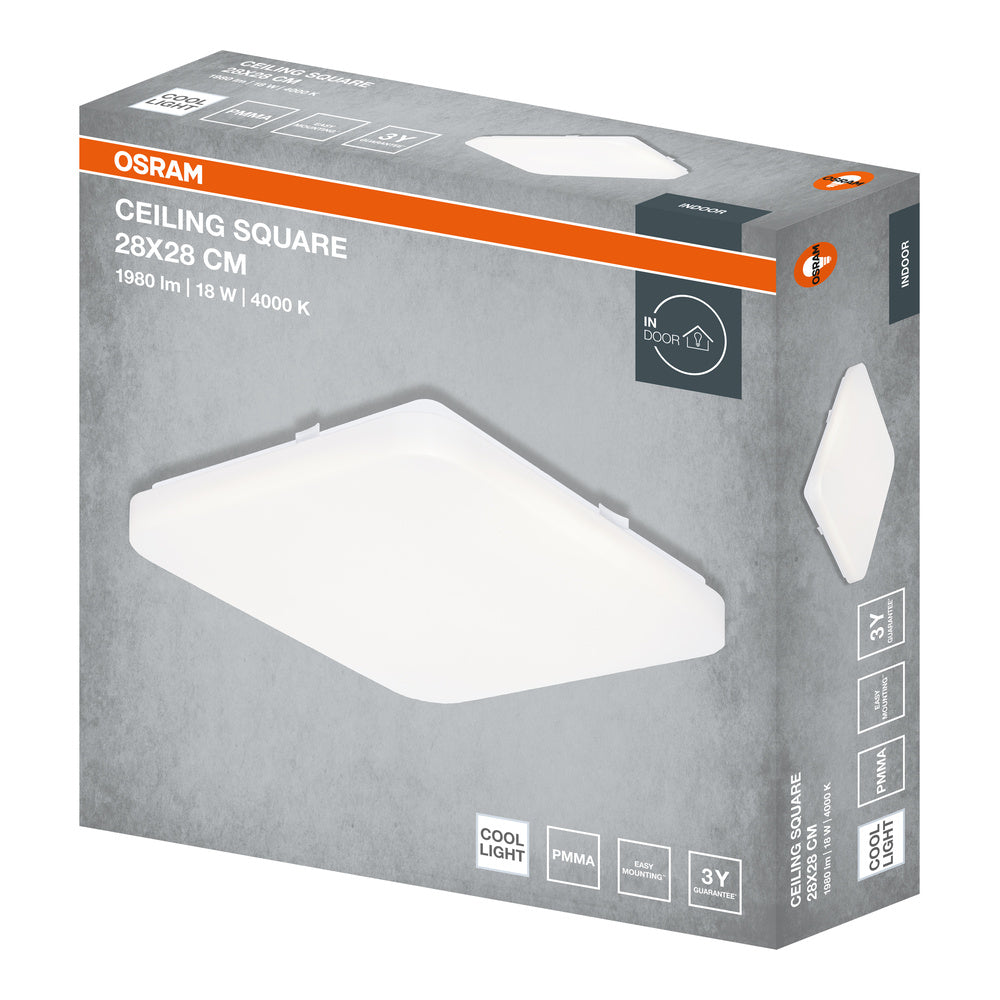 LED stropné svietidlo 18W IP20 4000K 120° – stropné LED svietidlo OSRAM