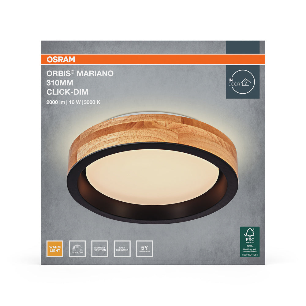 LED stropné svietidlo 16W IP20 3000K – stropné LED svietidlo OSRAM