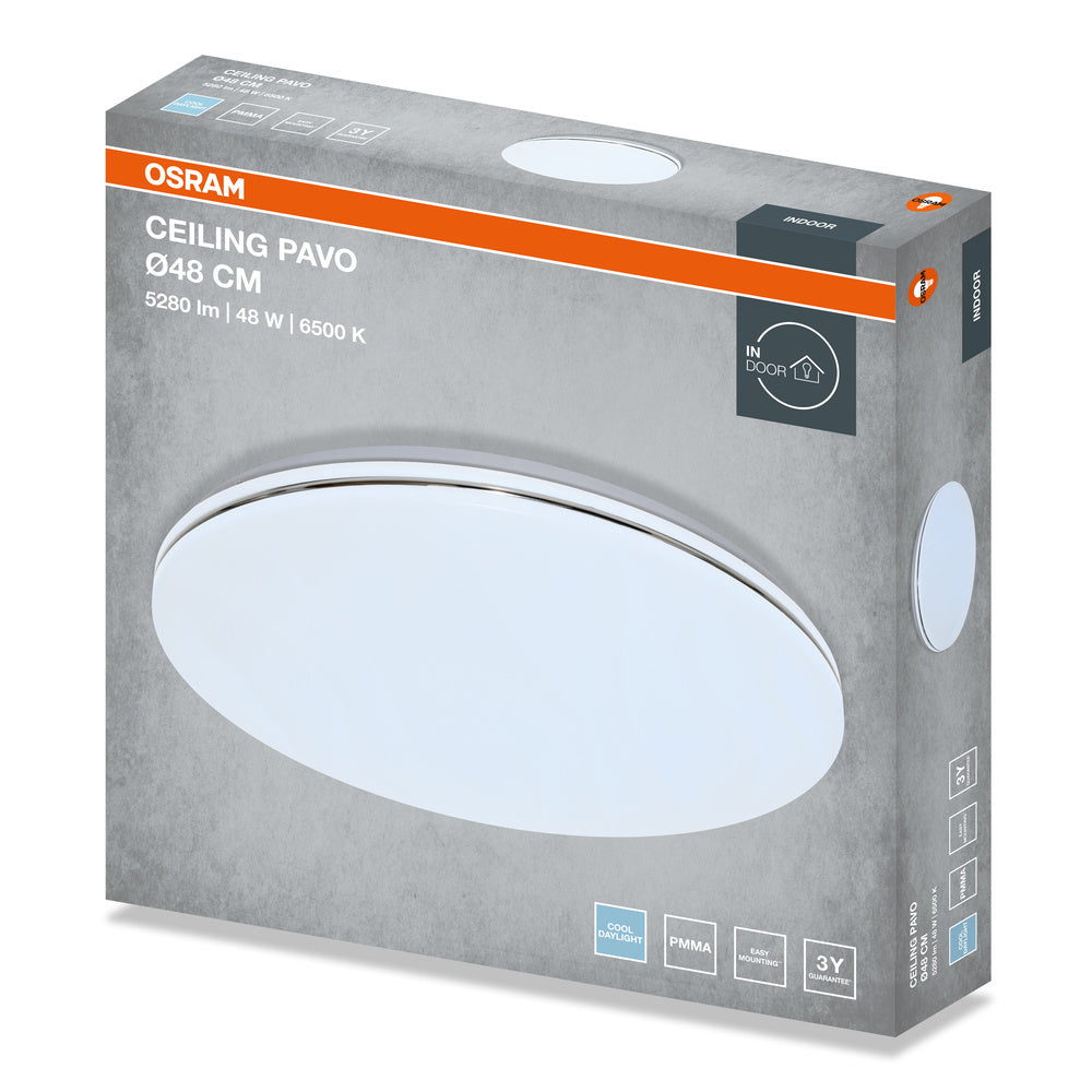 LED stropné svietidlo 48W IP20 6500K 120° – stropné LED svietidlo OSRAM