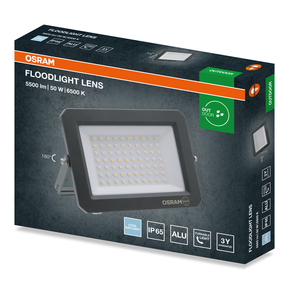 LED reflektor 50W IP65 6500K 110° – vonkajšie LED svietidlo OSRAM