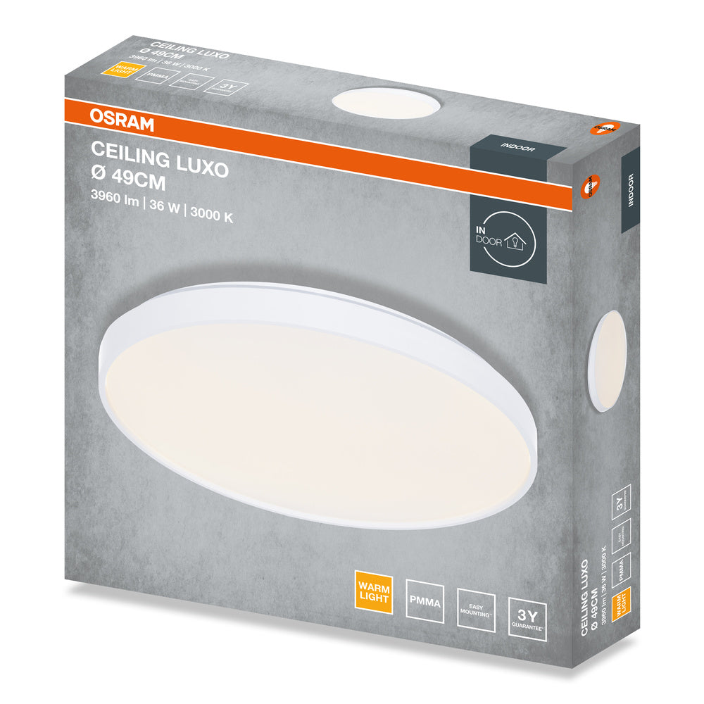 LED stropné svietidlo 36W IP20 3000K 120° – stropné LED svietidlo OSRAM