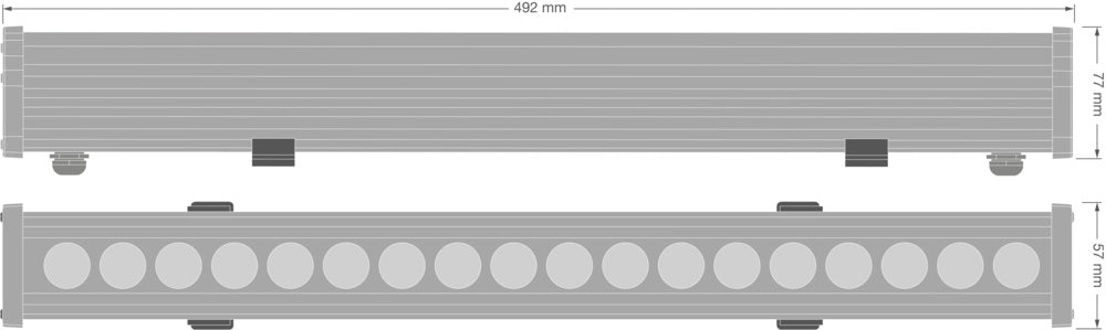 LED nástenné svietidlo 18W IP66 4000K 30° – nástenné LED svietidlo LEDVANCE