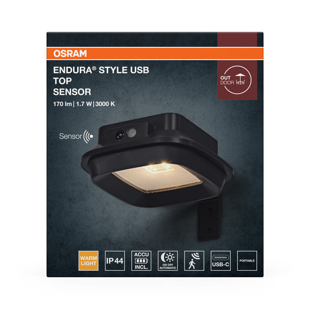 LED nástenné svietidlo 1.70W IP44 3000K 120° – nástenné LED svietidlo OSRAM