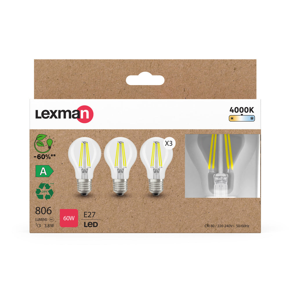 LED stropné svietidlo 3.8W IP20 4000K 330° – stropné LED svietidlo LEXMAN