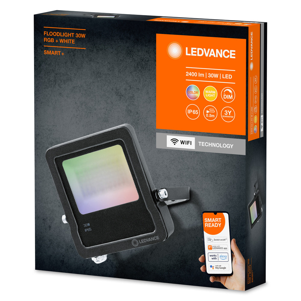 LED reflektor 30W IP65 3000K 100° – vonkajšie LED svietidlo LEDVANCE