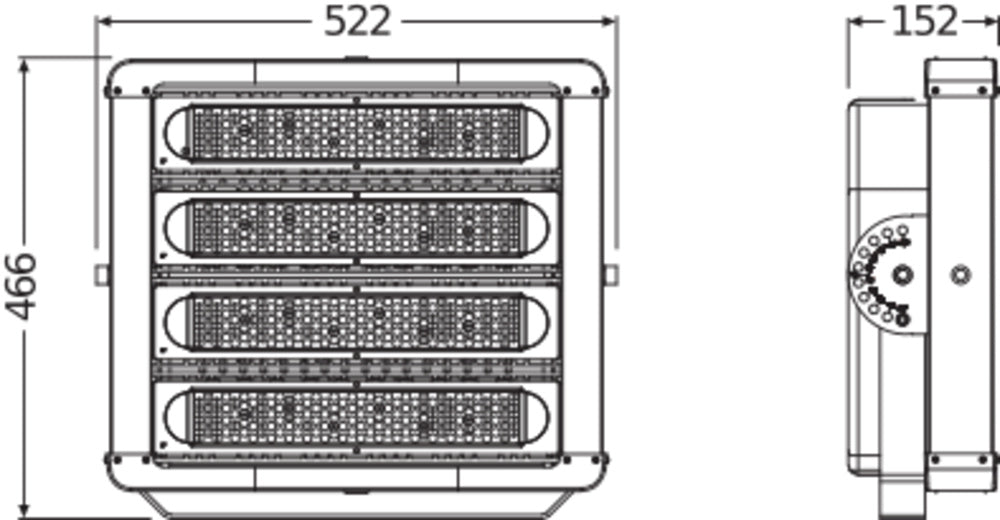 LED reflektor 400W IP65 6500K 30° – vonkajšie LED svietidlo LEDVANCE