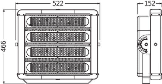 LED reflektor 400W IP65 6500K 90° – vonkajšie LED svietidlo LEDVANCE