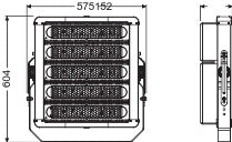 LED reflektor 500W IP65 4000K 90° – vonkajšie LED svietidlo LEDVANCE