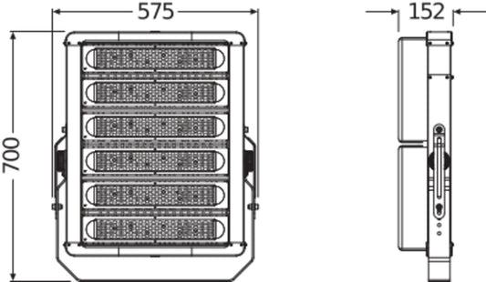 LED reflektor 600W IP65 4000K 40° – vonkajšie LED svietidlo LEDVANCE