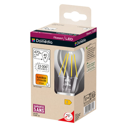 LED stropné svietidlo 4W IP20 2700K 300° – stropné LED svietidlo DOMEDIA
