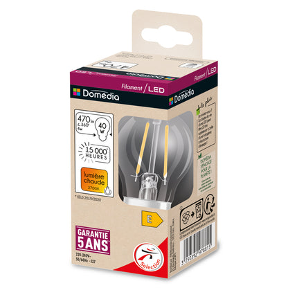 LED stropné svietidlo 4W IP20 2700K 300° – stropné LED svietidlo DOMEDIA