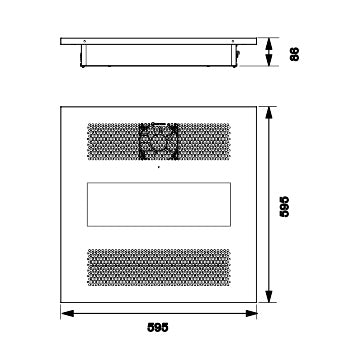 LED panel 91W IP40 4000K 80° – LED stropný panel LEDVANCE