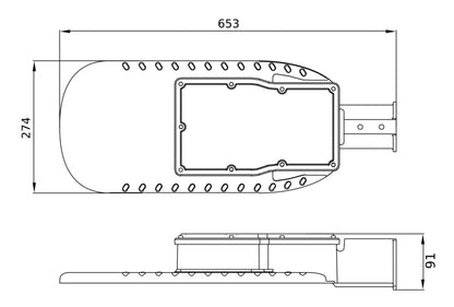 LED pouličné osvetlenie 150W IP66 4000K 150° – pouličné LED svietidlo LEDVANCE