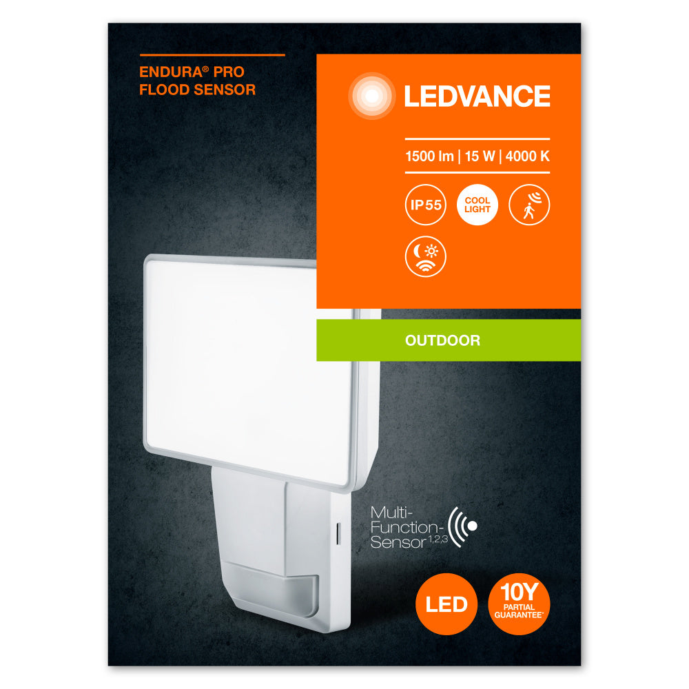 LED reflektor 15W IP55 4000K 100° – vonkajšie LED svietidlo LEDVANCE