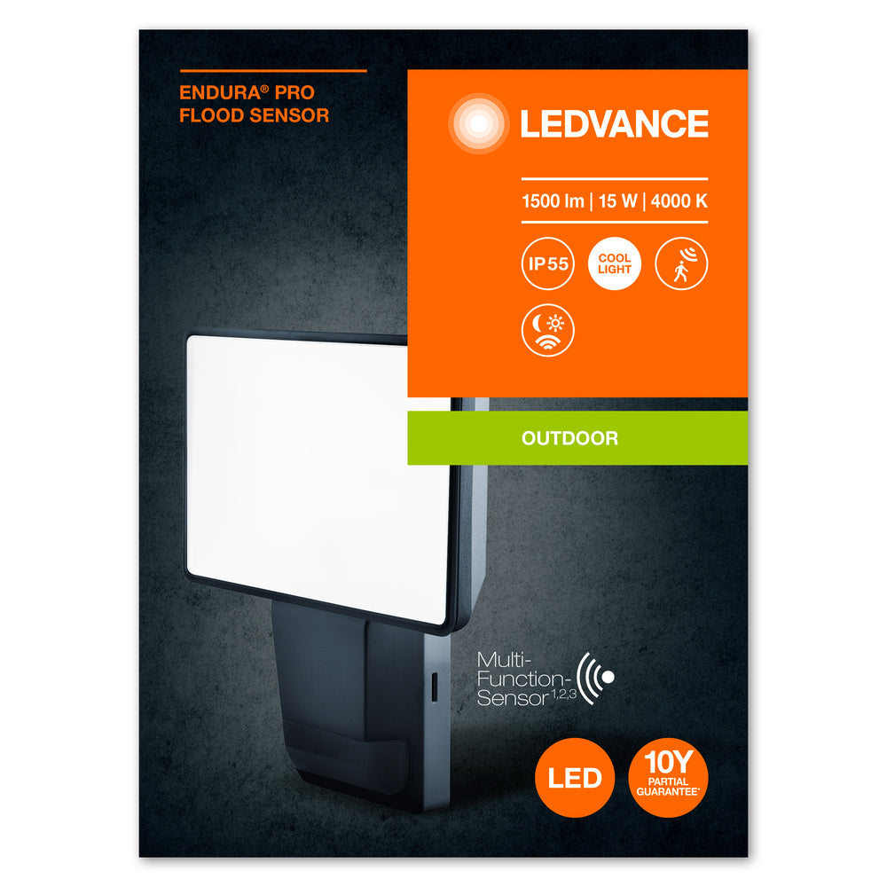 LED reflektor 15W IP55 4000K 100° – vonkajšie LED svietidlo LEDVANCE