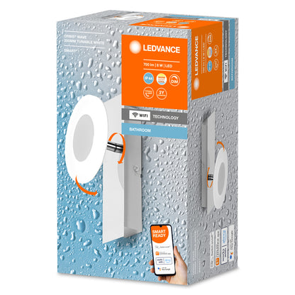 LED nástenné svietidlo 8W IP44 6500K 110° – nástenné LED svietidlo LEDVANCE