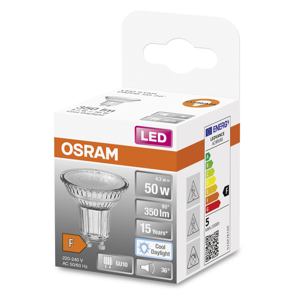 LED downlight 4.3W IP20 6500K 36° – zápustné LED svietidlo OSRAM