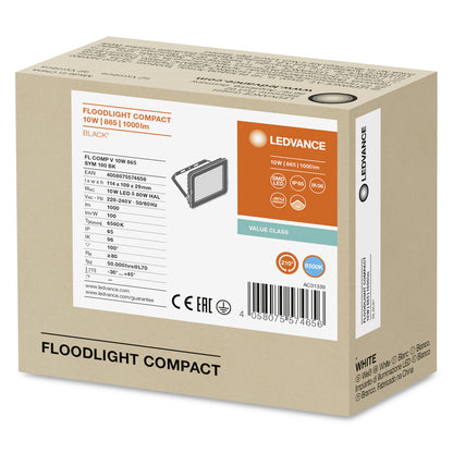 LED reflektor 10W IP65 6500K 100° – vonkajšie LED svietidlo LEDVANCE