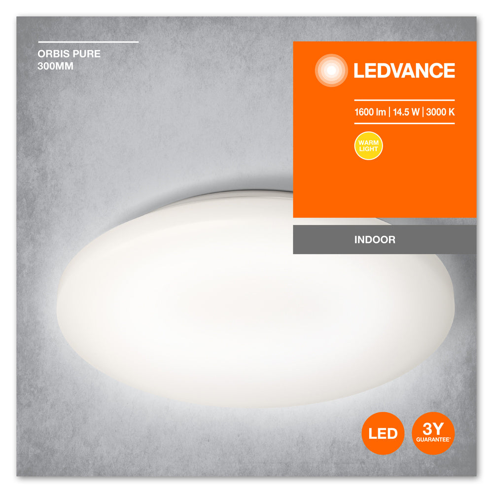 LED stropné svietidlo 14.50W IP20 3000K 120° – stropné LED svietidlo LEDVANCE