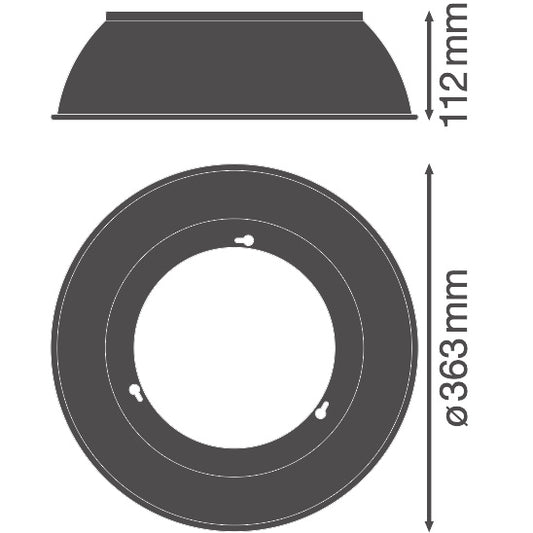 LED High Bay 166W 80° – priemyselné LED svietidlo LEDVANCE