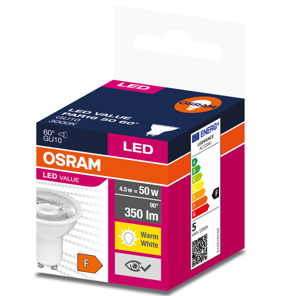 LED downlight 4.5W IP20 3000K 60° – zápustné LED svietidlo OSRAM
