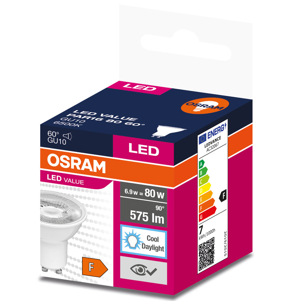 LED downlight 6.9W IP20 6500K 60° – zápustné LED svietidlo OSRAM