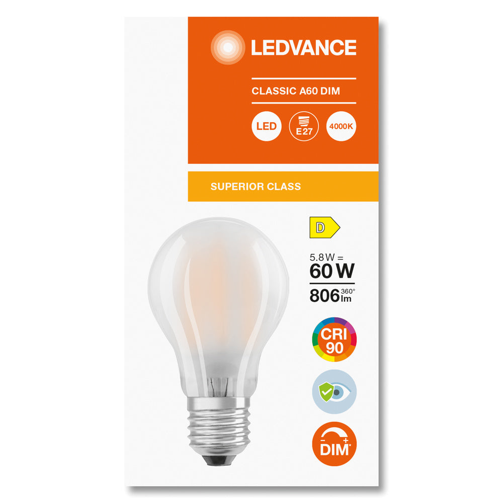 LED stropné svietidlo 5.8W IP20 4000K 300° – stropné LED svietidlo LEDVANCE