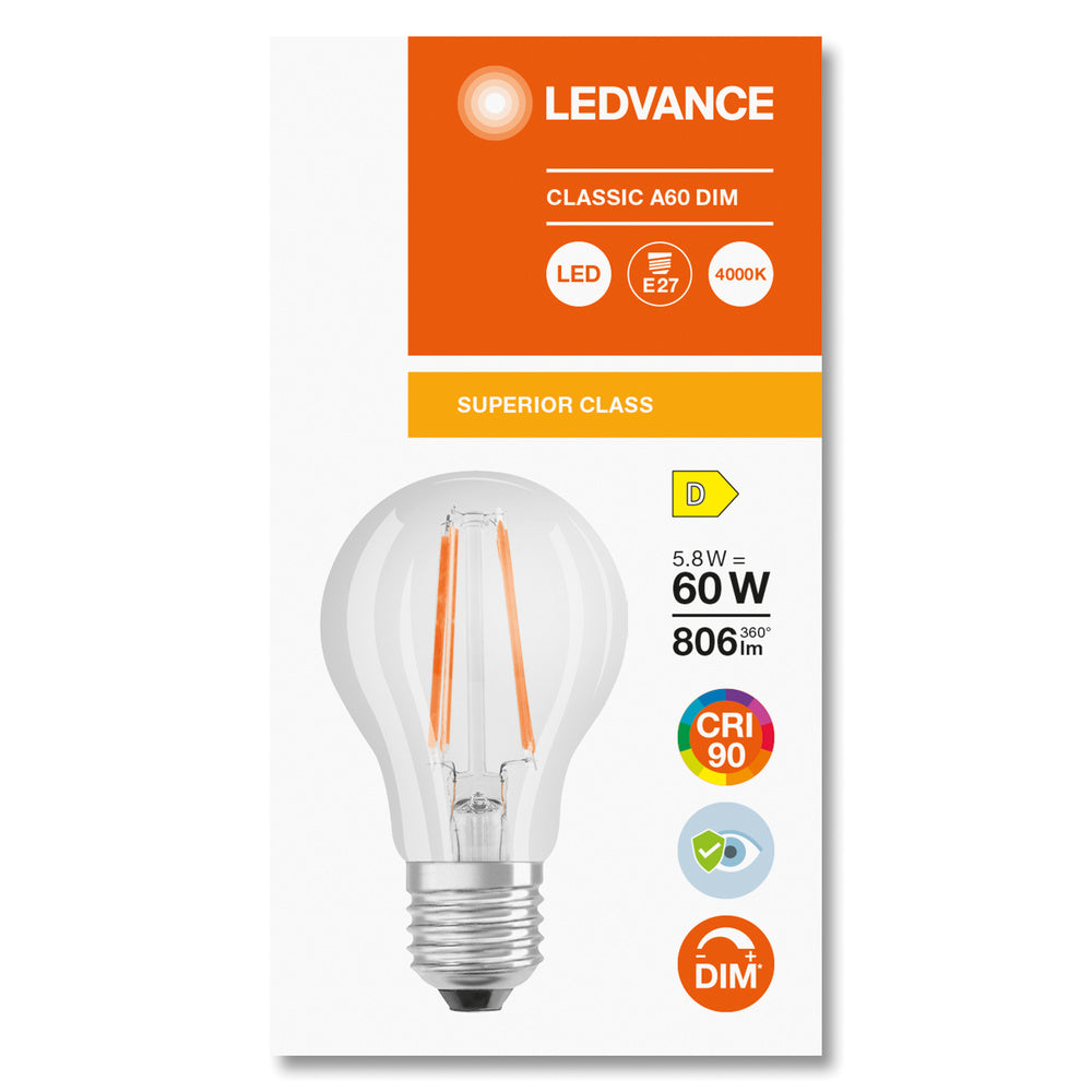 LED stropné svietidlo 5.8W IP20 4000K 300° – stropné LED svietidlo LEDVANCE